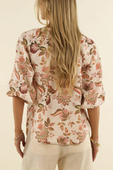 Bohemian Rose Blouse Bohemian Print