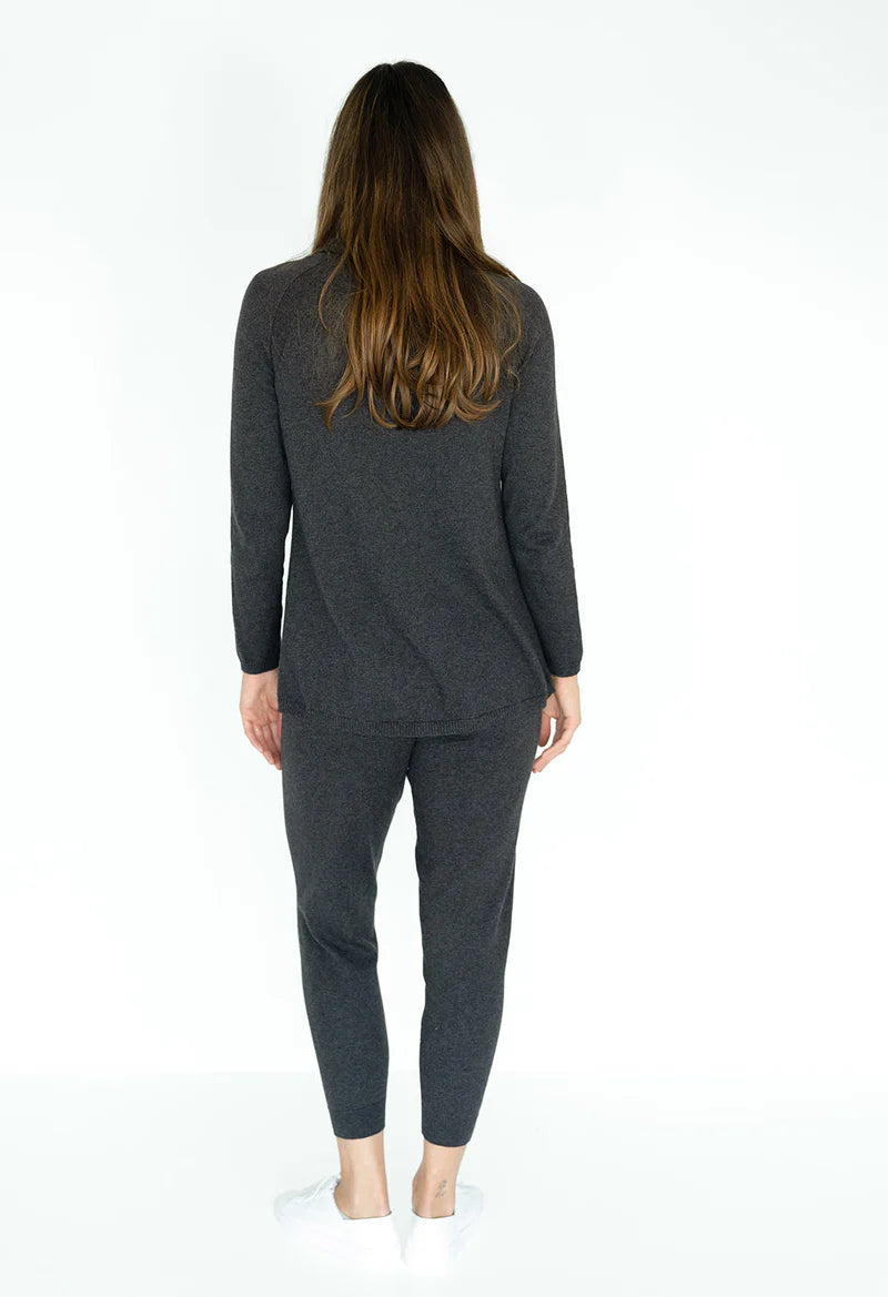 Humidity Sunday Sweater in Charcoal