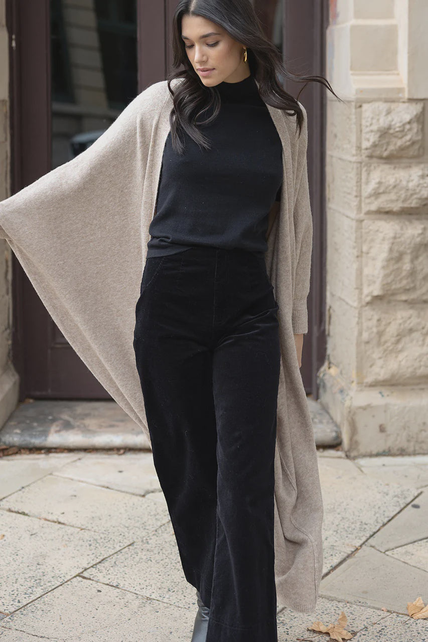 Fleetwood Cord  Pant  Midnight Black