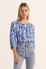 Zoe Kratzmann Imbue Top In Pacific Floral