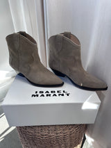 Isabel Marante Dewina Suede Boots New Size 40 Taupe
