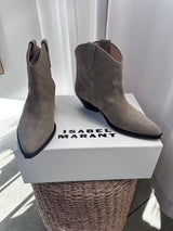 Isabel Marante Dewina Suede Boots New Size 40 Taupe