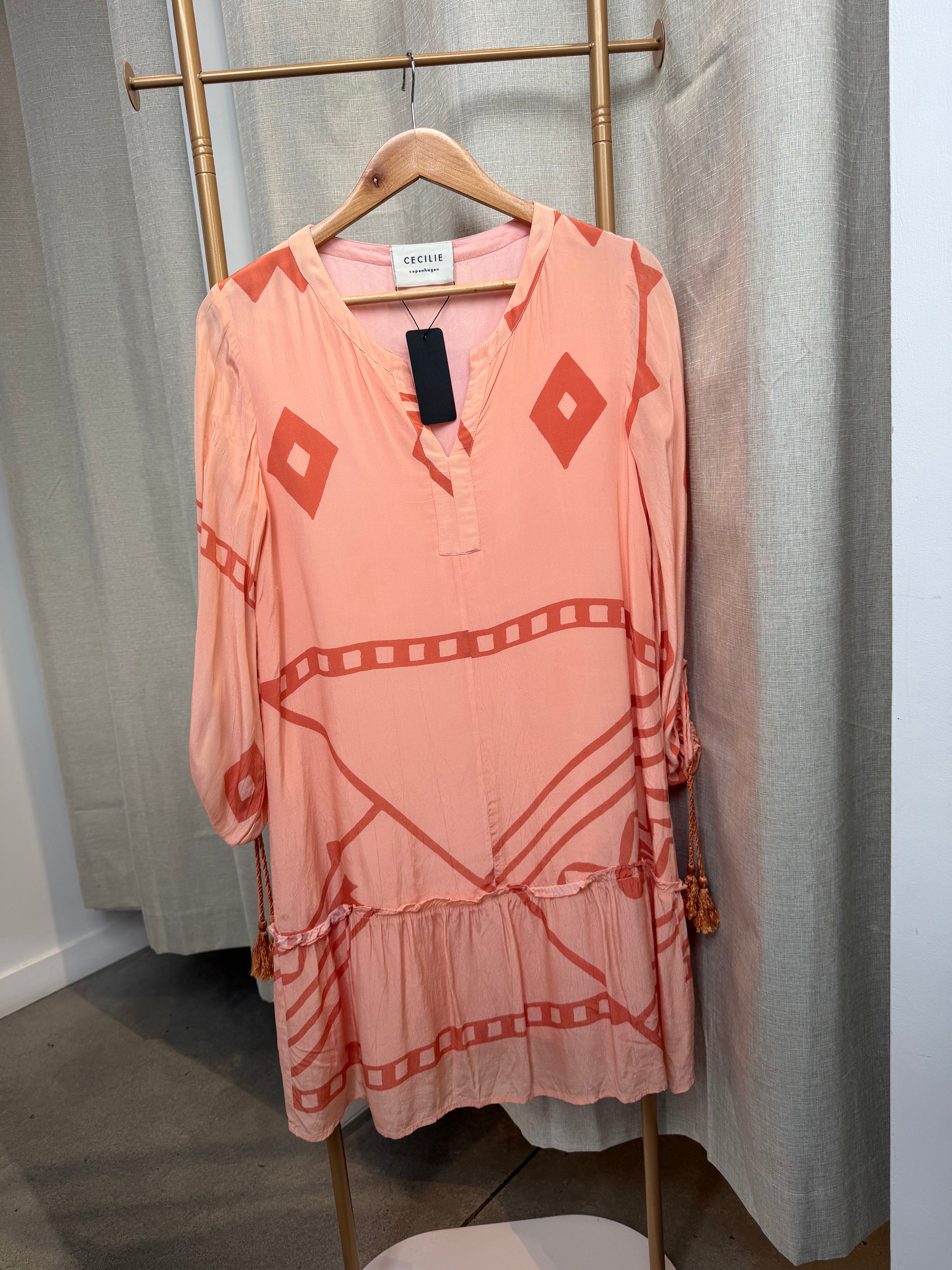 Pre Loved Cecilie Orange Dress