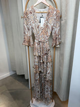 Pre Loved Cecilie Orange Dress
