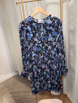 Pre Loved Velvet Gold Foil Stripe Blouse