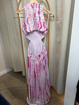 Pre Loved Velvet Gold Foil Stripe Blouse