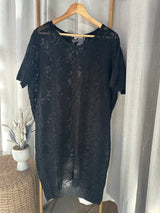 Pre Loved Briarwood Brodorie Dress Black S RRP$249.00