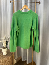Pre Loved Arket Green Alpaca Wool Blend Small RRP $300.00