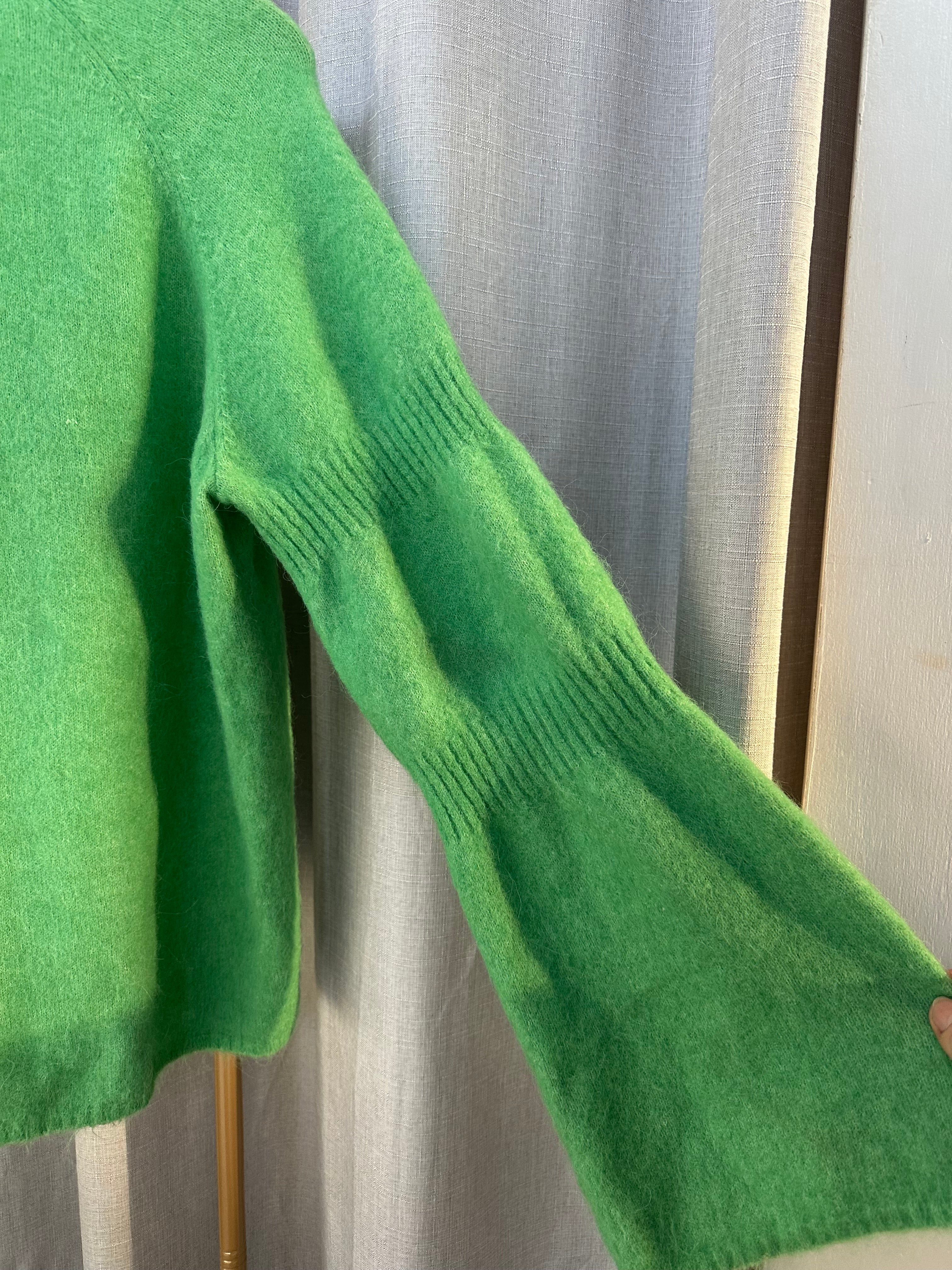 Pre Loved Arket Green Alpaca Wool Blend Small RRP $300.00