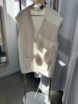 Pre Loved Marle Vest Vanilla Small RRP $450.00
