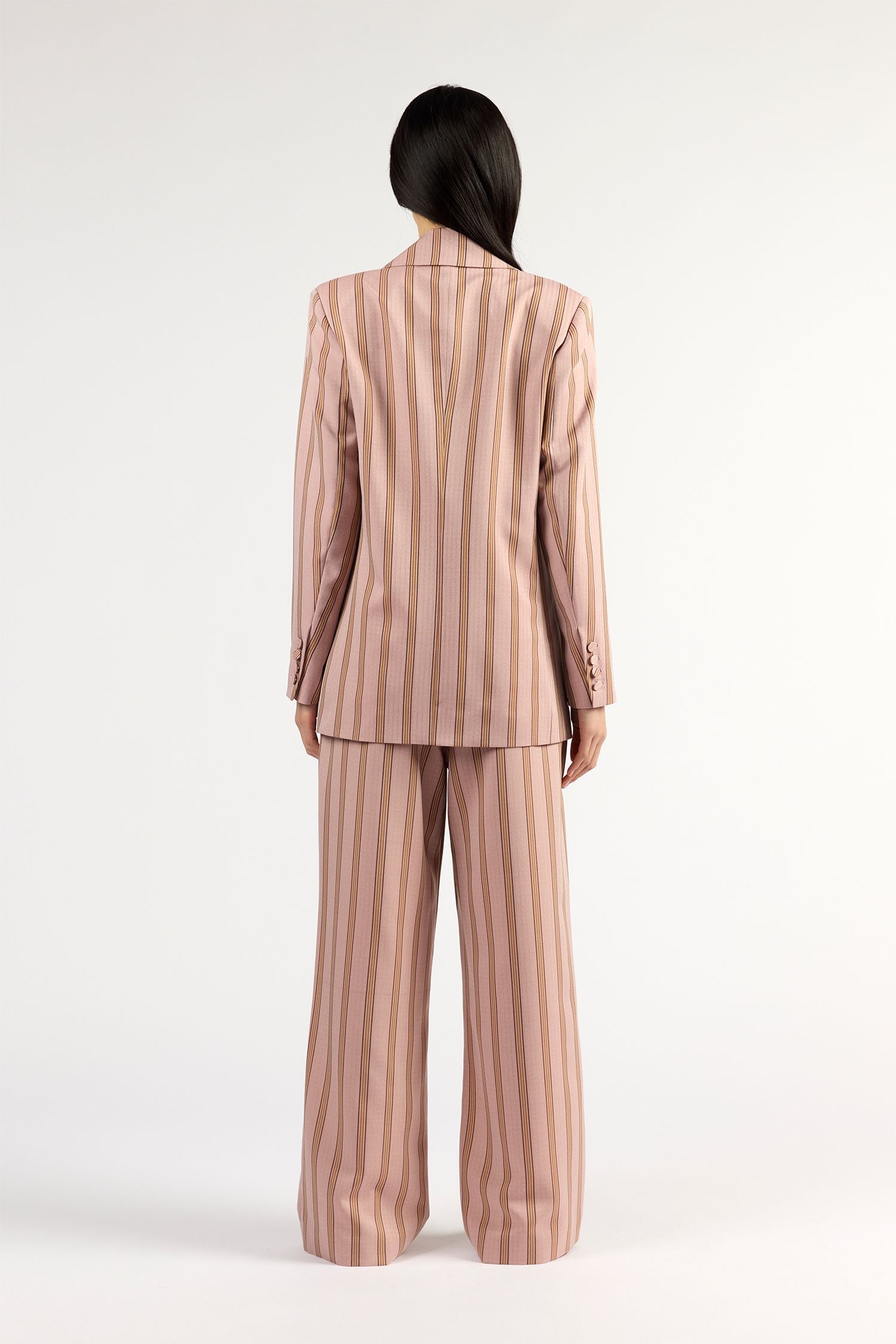Paris Blazer Rosewood Stripe