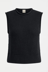 Naya Black Knit Vest