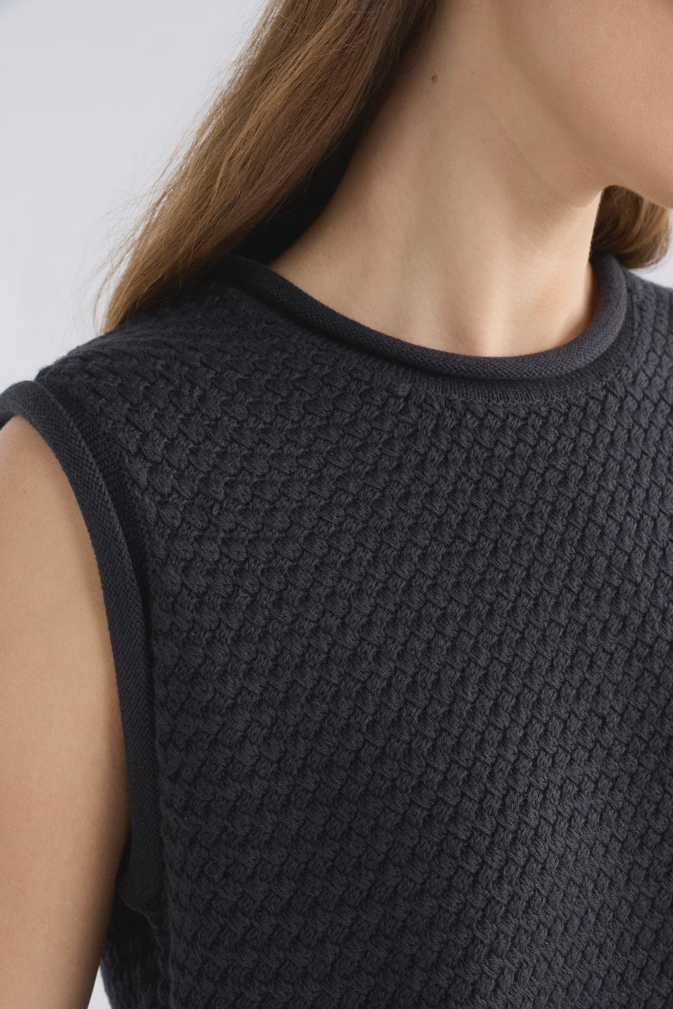Naya Black Knit Vest