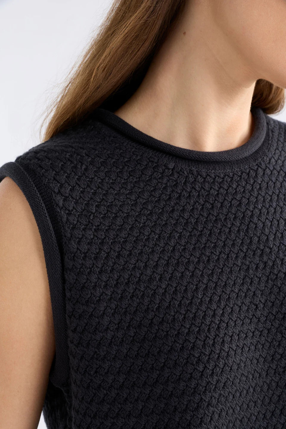 Naya Black Knit Vest