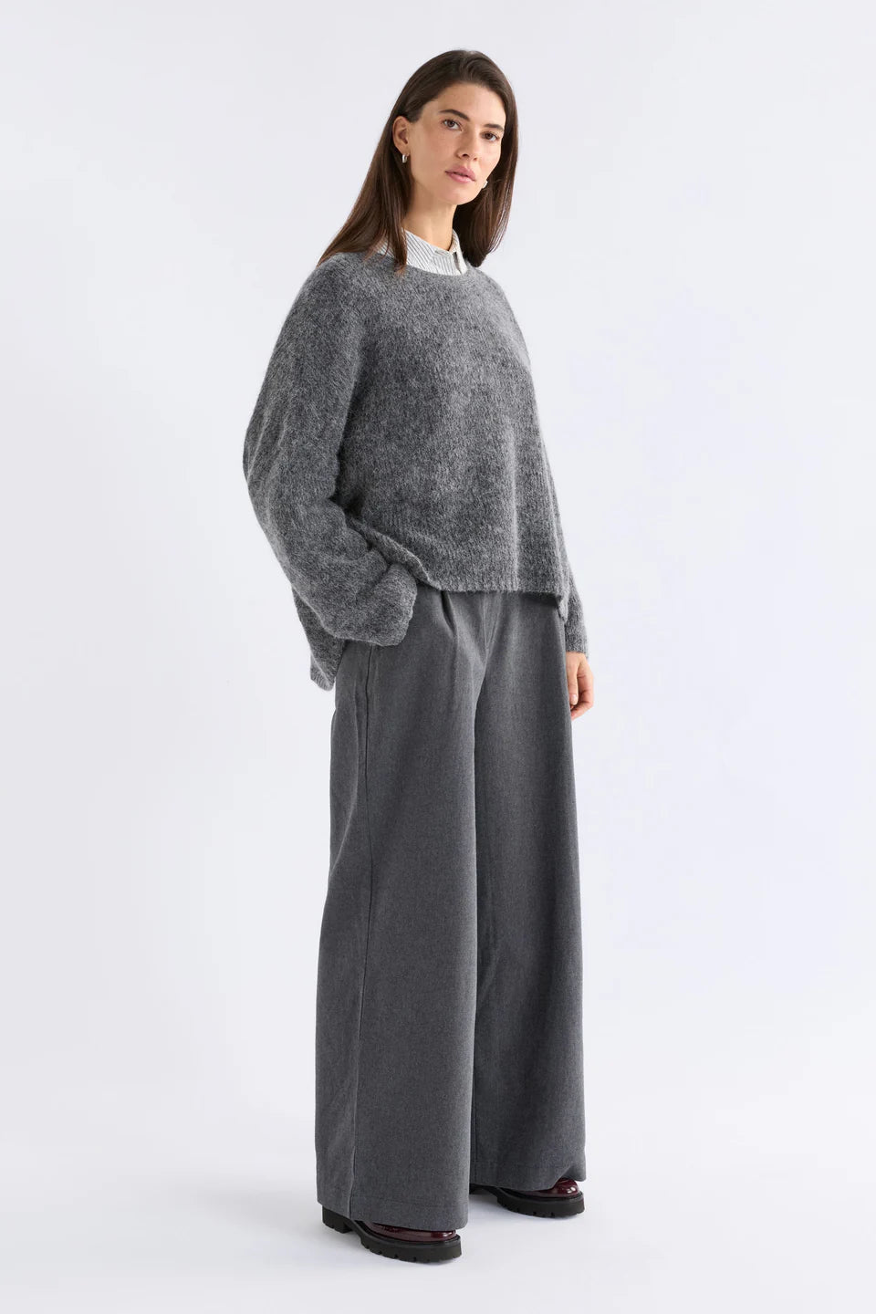 Agna Sweater Grey Marle