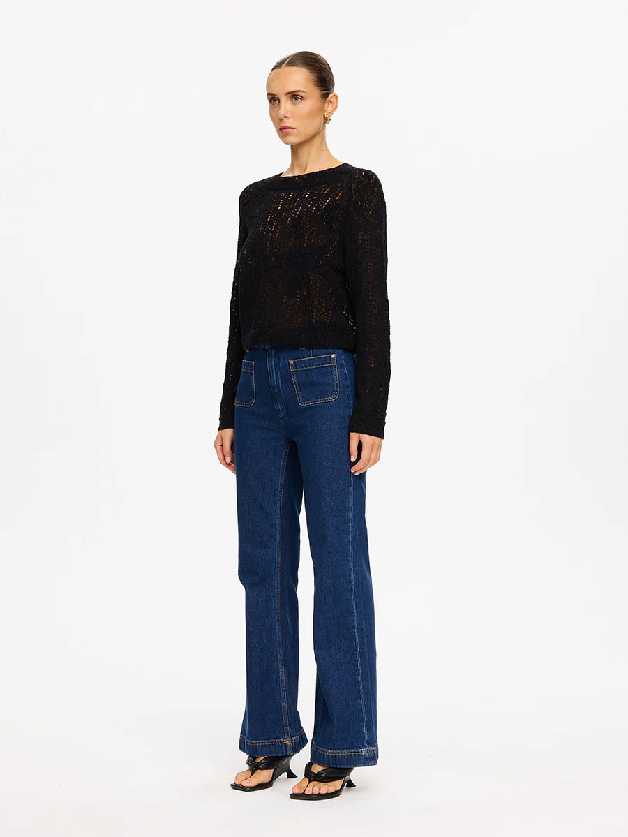 Kendall Knit Jumper Black