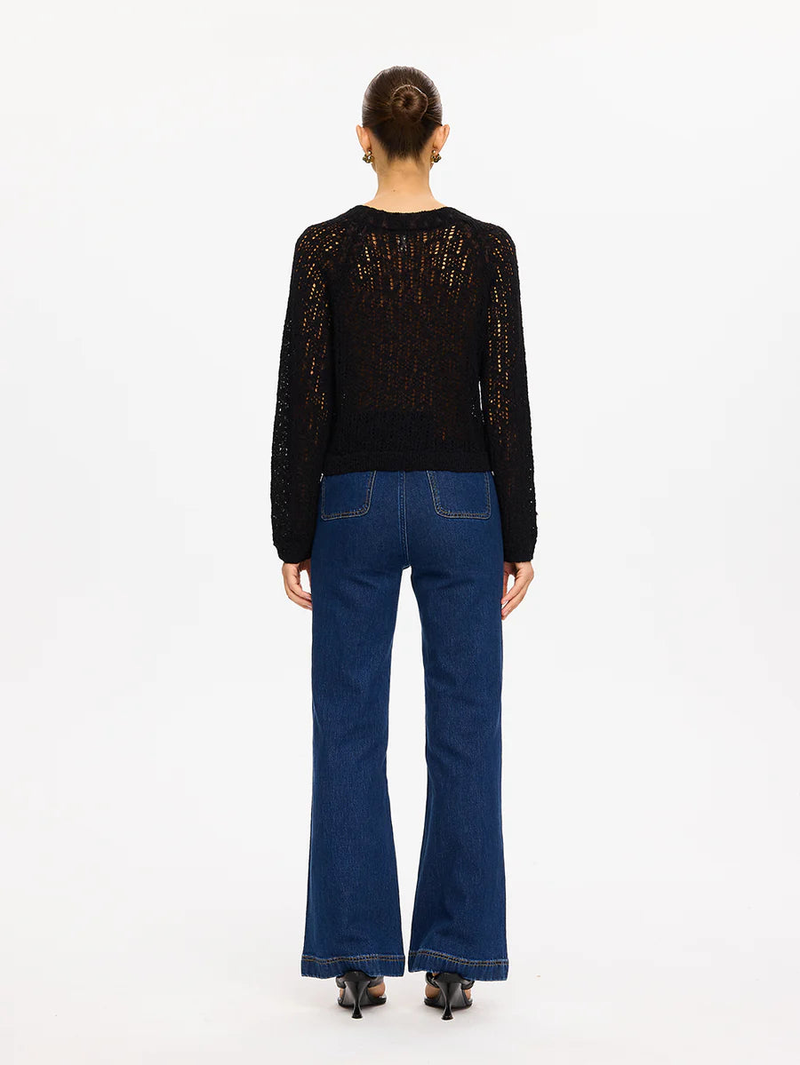 Kendall Knit Jumper Black