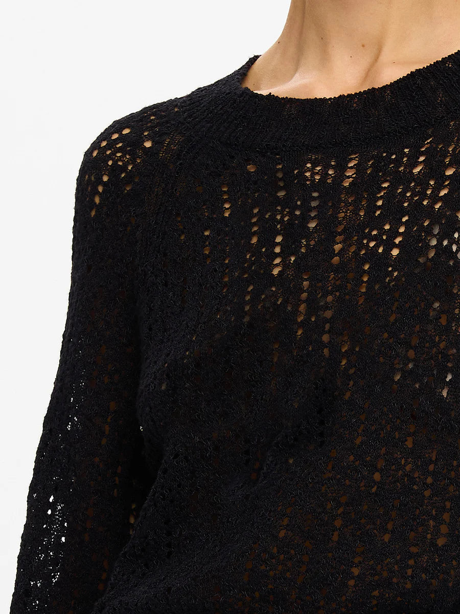 Kendall Knit Jumper Black