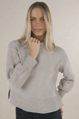 Chenille Jumper Light Grey