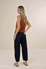 Ivy Barrel Jean Dark Blue