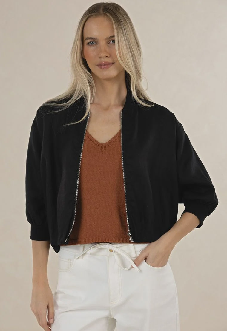 Arden Bomber Jacket Black