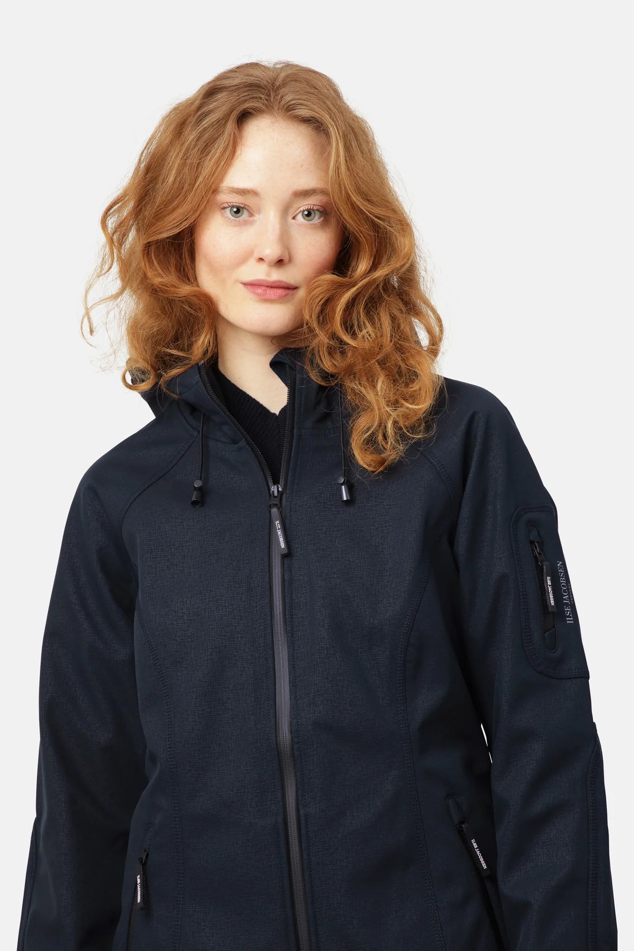 Ilse Jacobsen RAIN 37 Jacket in Dark Indigo