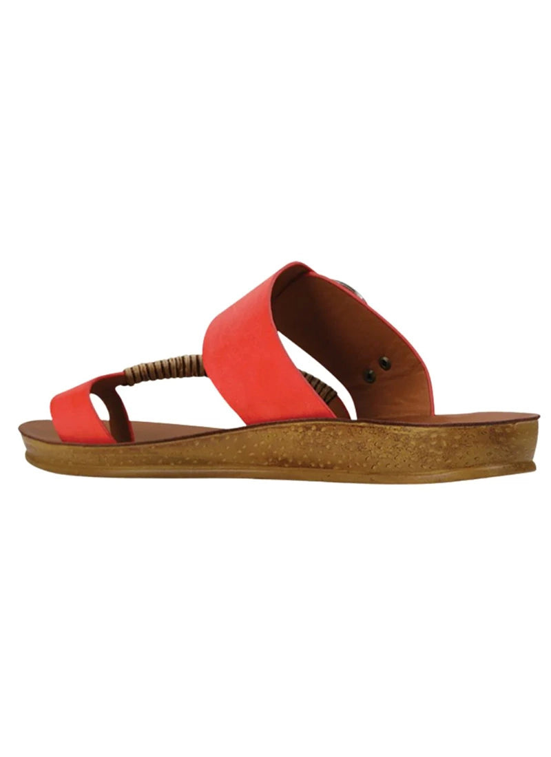 Bria sandals in Blood Orange
