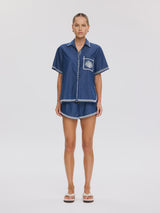 Emile Chambray Shirt Blue