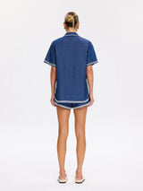 Emile Chambray Shirt Blue