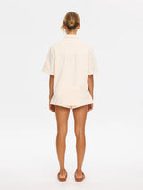 Ariana Denim Shirt Rosewater
