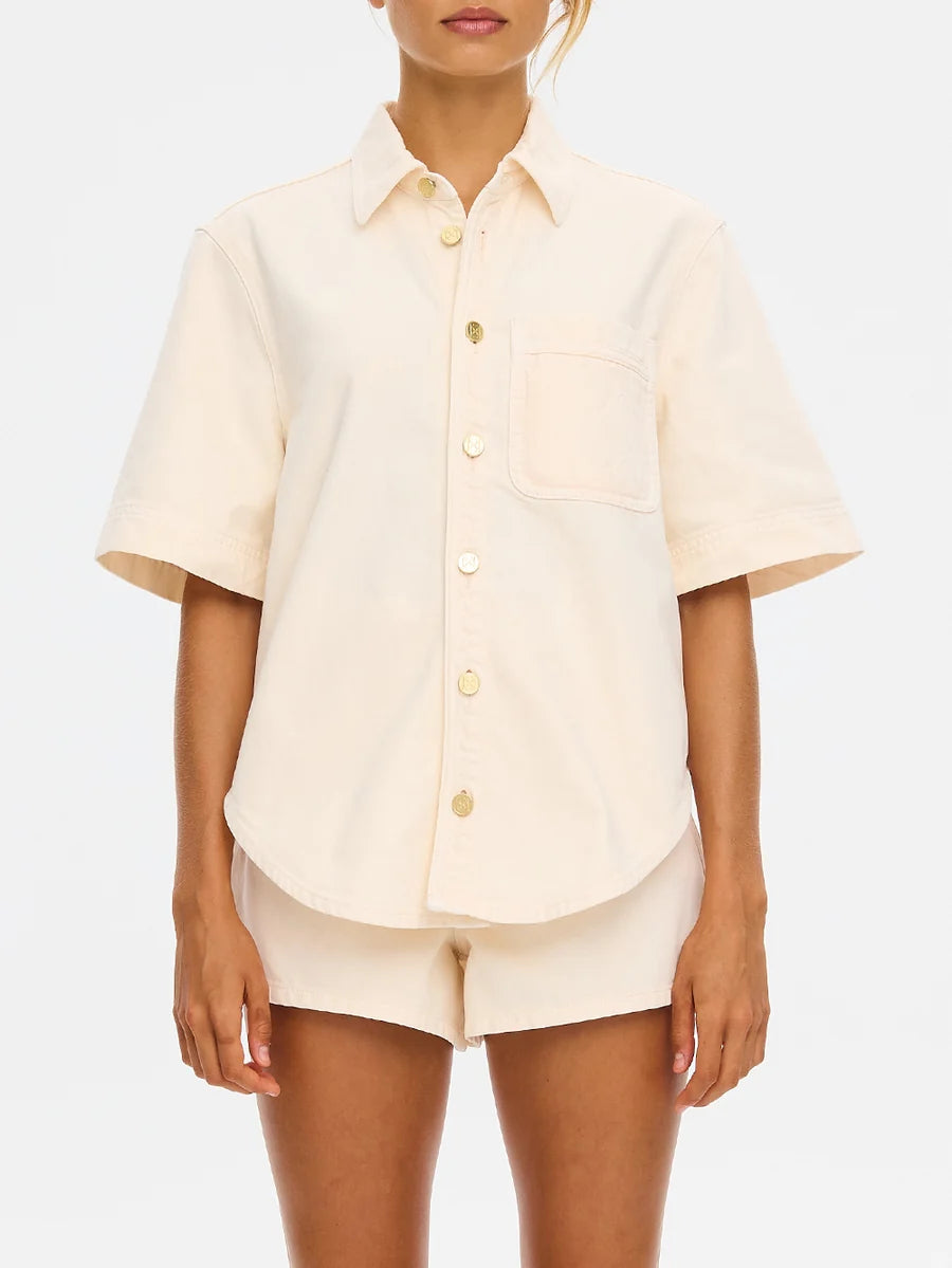 Ariana Denim Shirt Rosewater