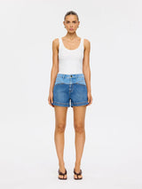 Coralie Denim Shorts Two Tone