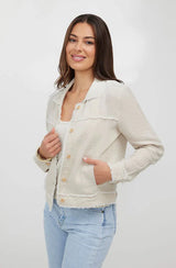 Humidity Bella Linen Jacket Natural