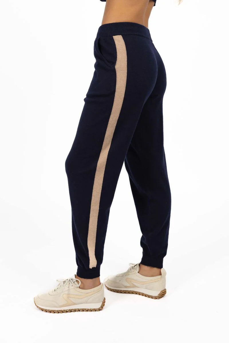 Contrast Merci Pants Indigo Latte