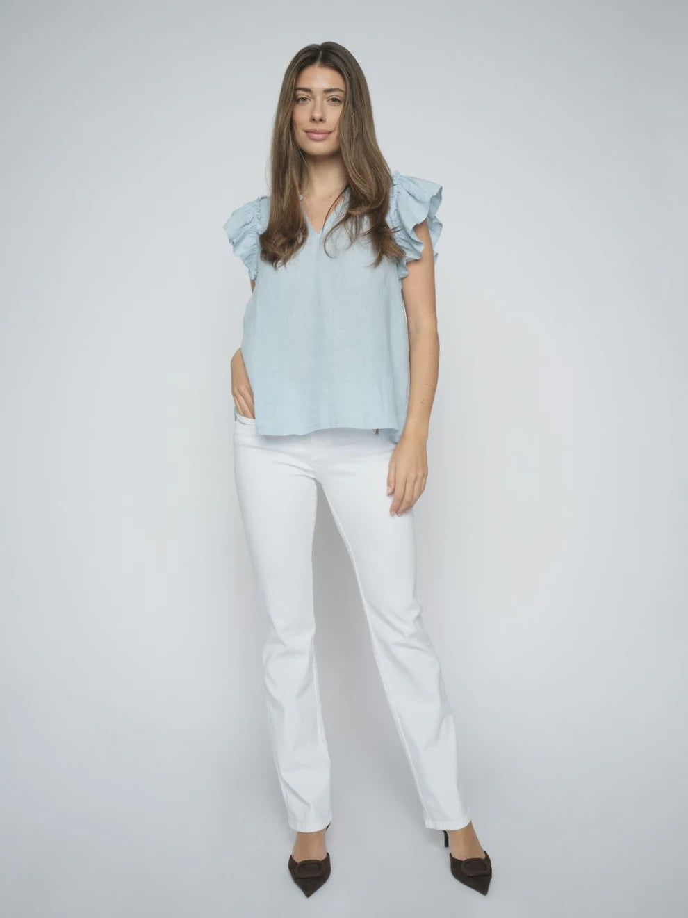 Carla Naomi Deluxe Jeans White