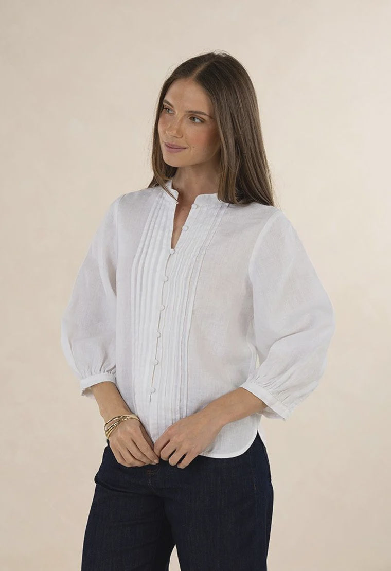 Hazel Blouse White