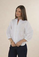 Hazel Blouse White