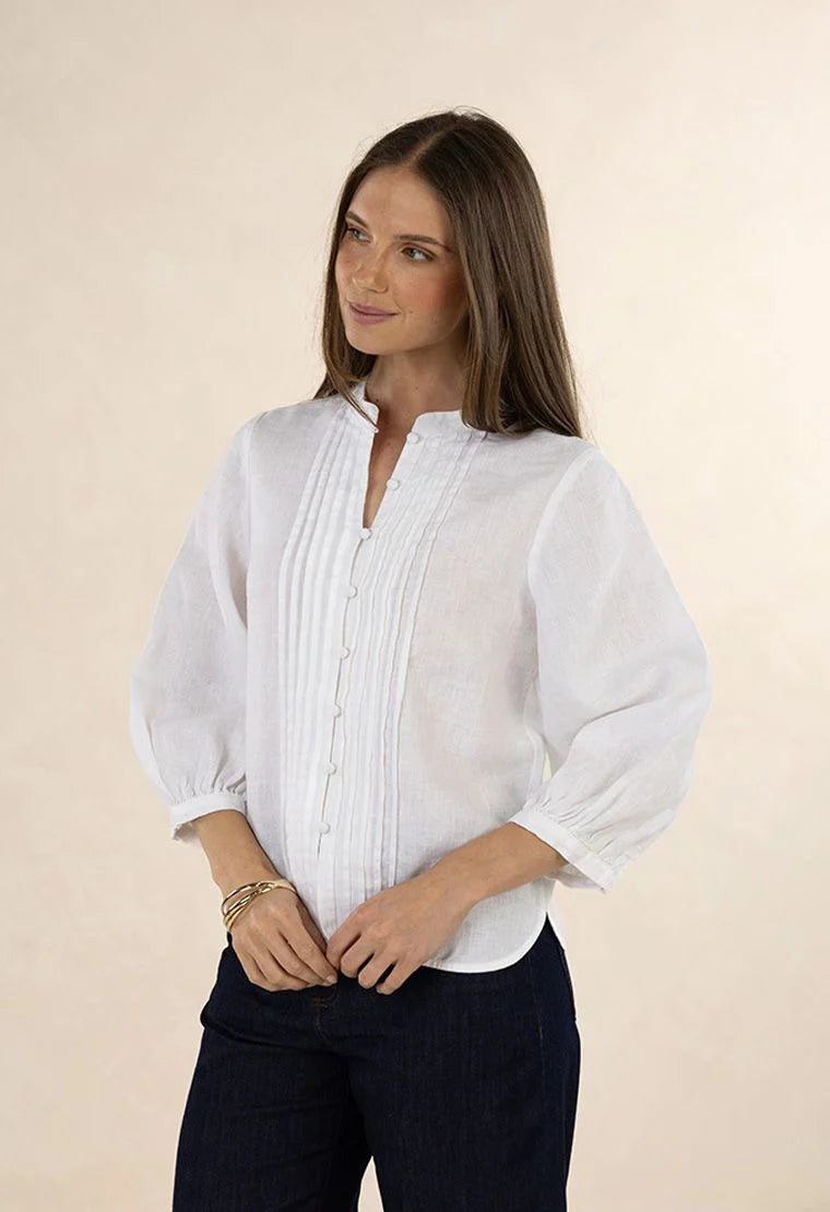 Hazel Blouse White