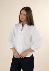 Hazel Blouse White