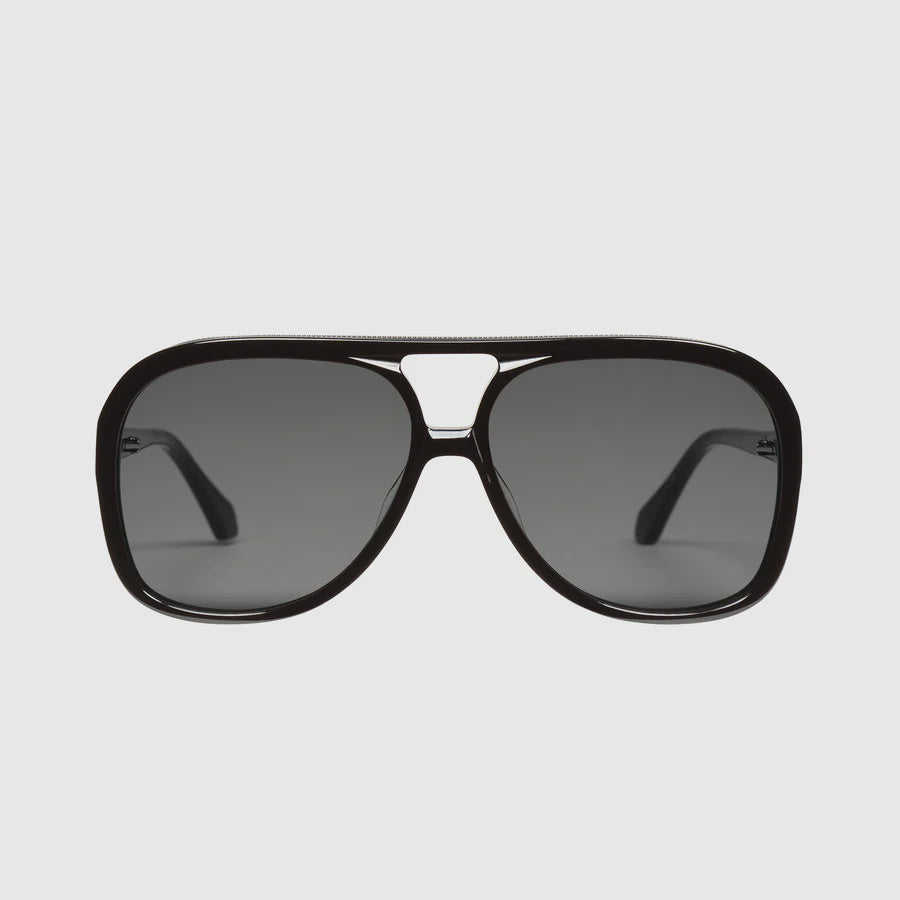 Bang Gloss Matte Black Metal Trim / Black Lens