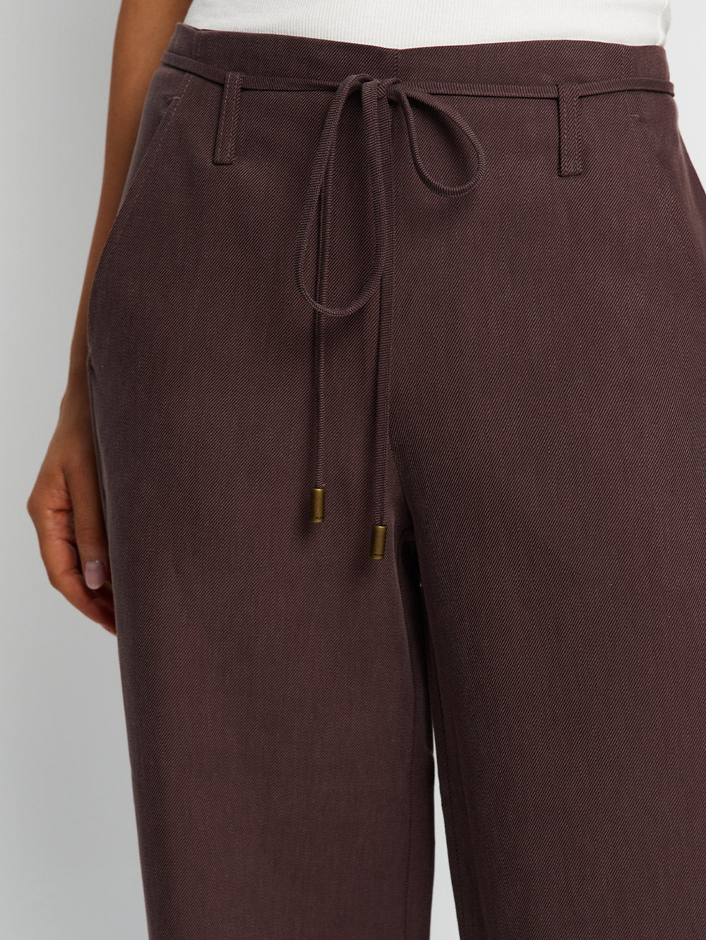 Nyah Wide Leg Pant Plum