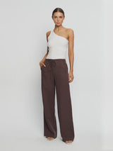 Nyah Wide Leg Pant Plum