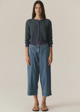 Carsen Crop Pants Light Wash