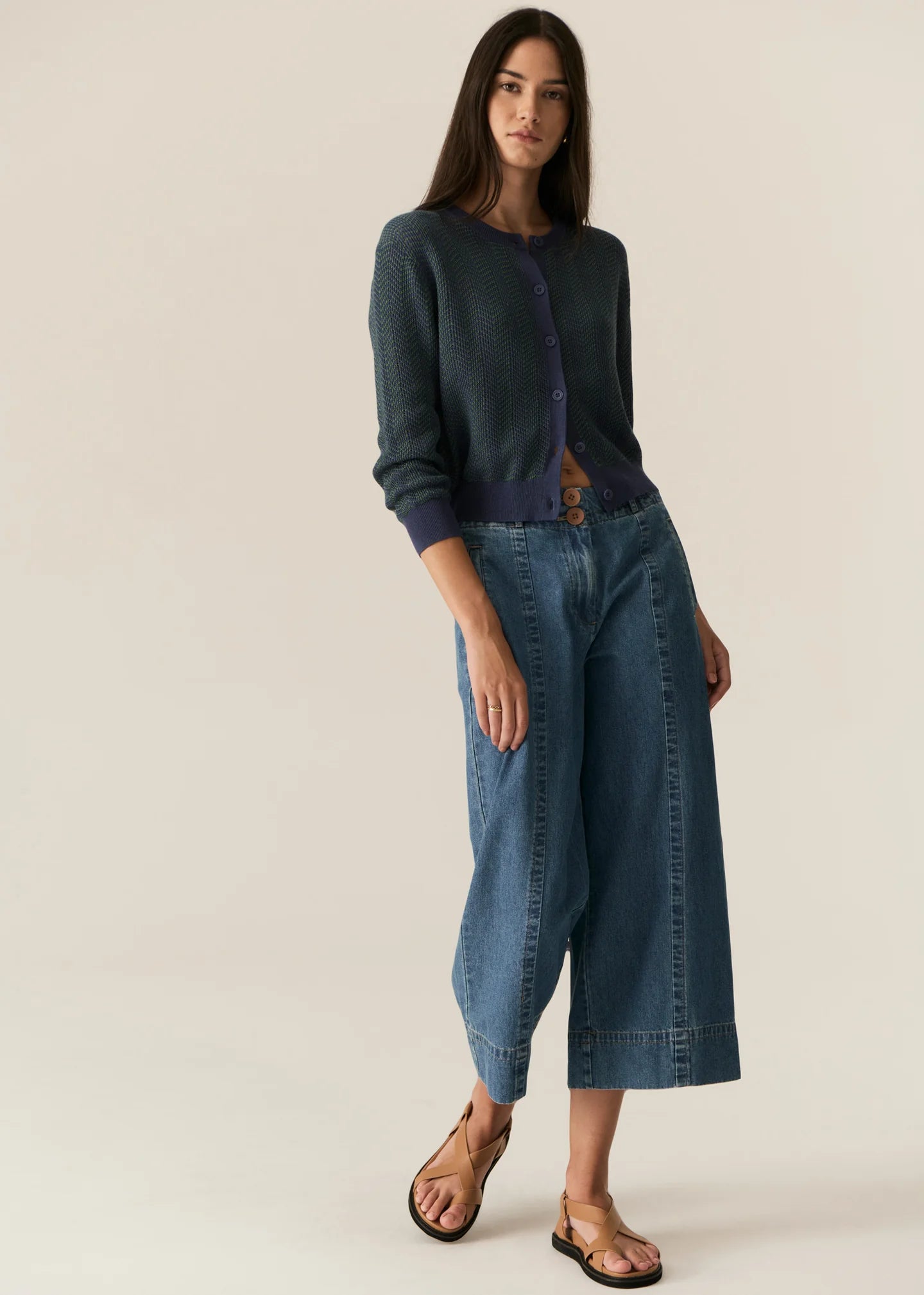 Carsen Crop Pants Light Wash