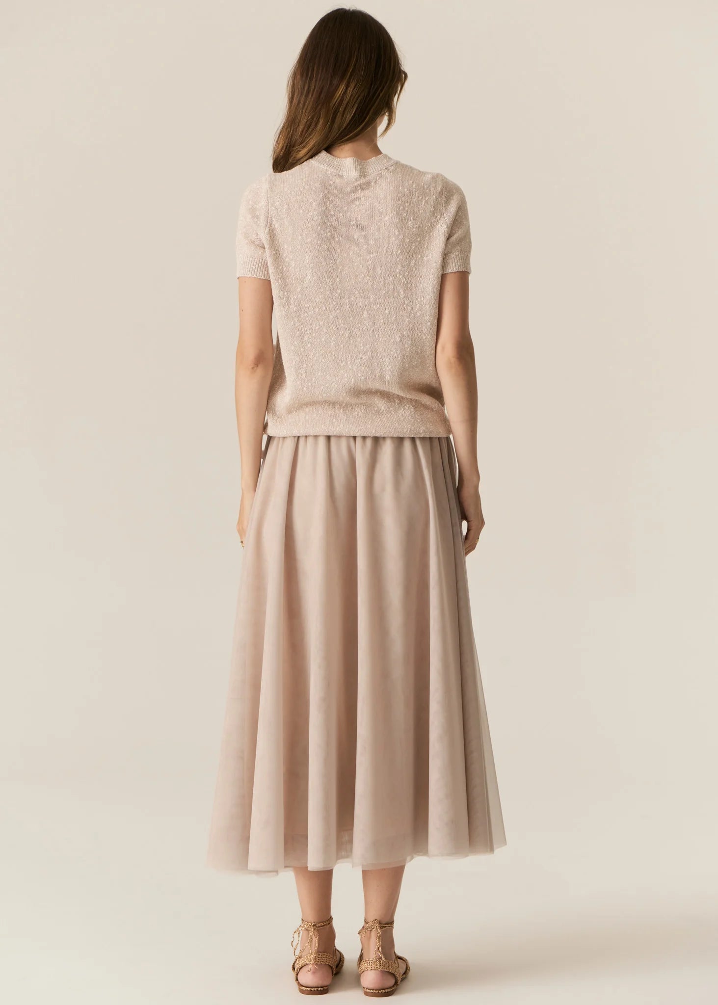 Pax Lurex Tee Pink