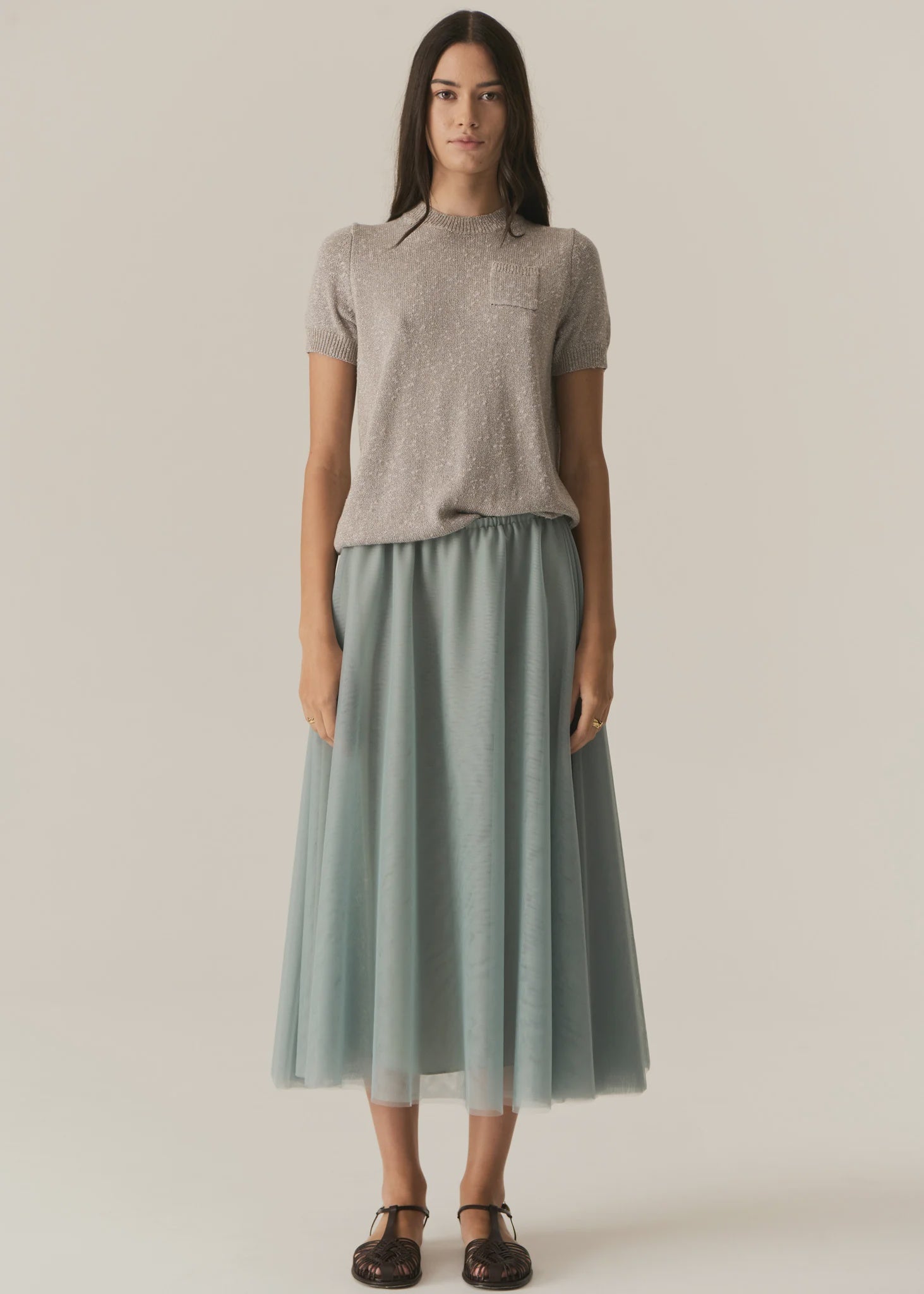 Pax Lurex Tee Stone