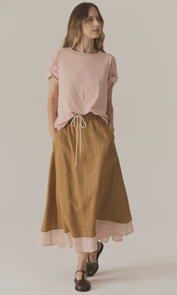 Zone Cap Tee Blush