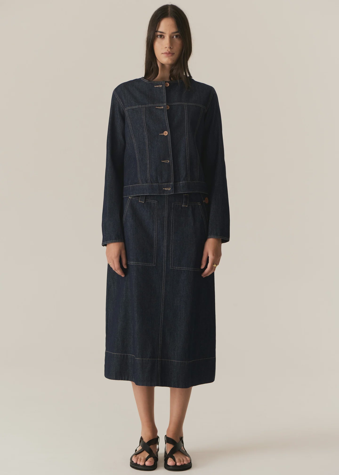 Carsen Jacket Dark Wash