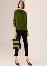 Rowan Drawstring Knit Green