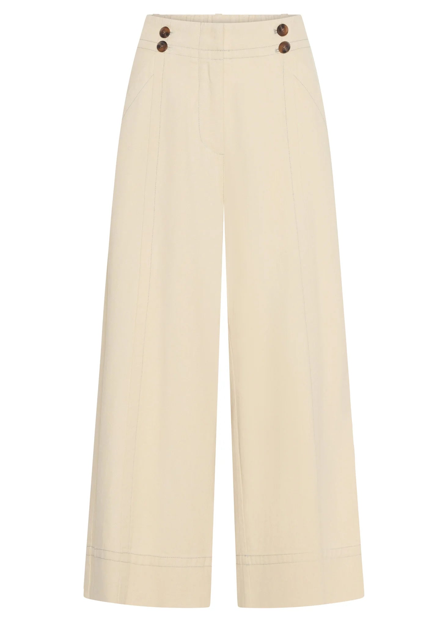Anise Crop Pant Pebble